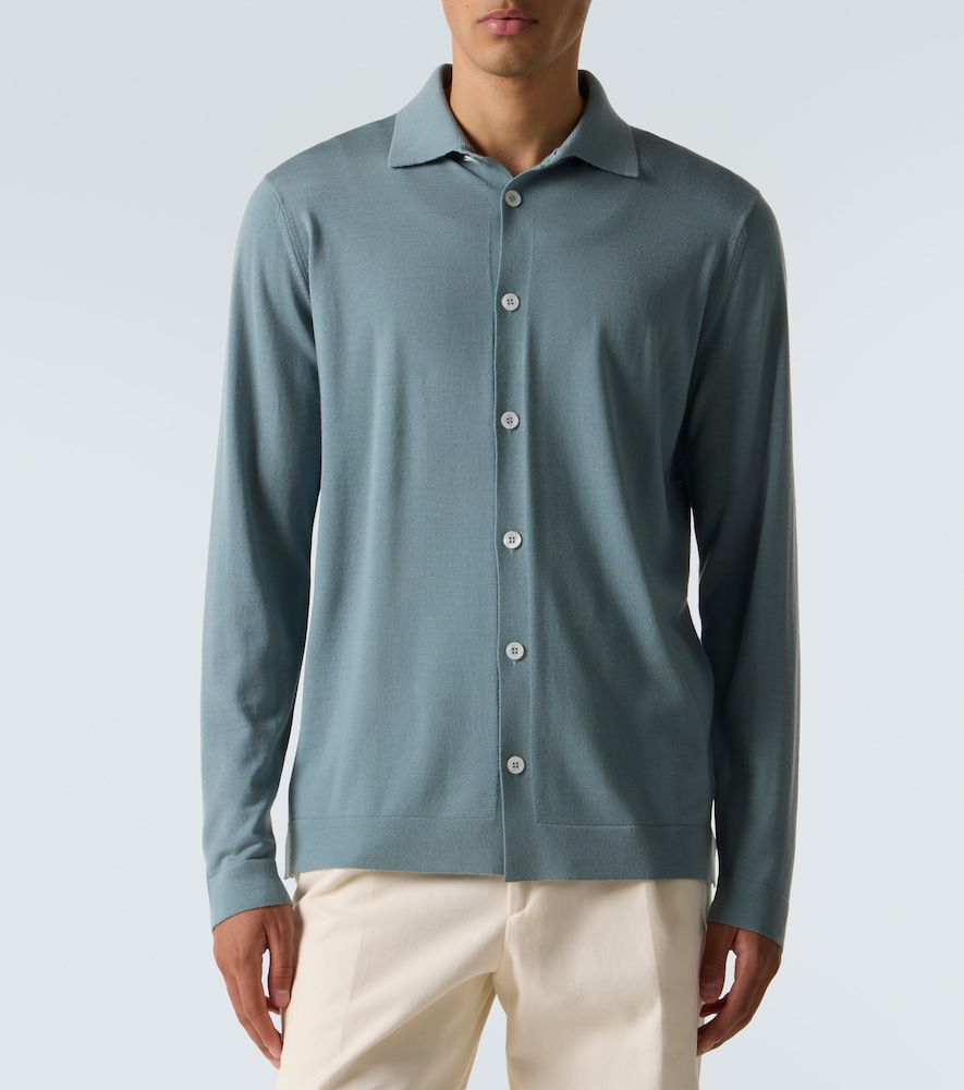  Lardini Lardini Hemd Aus Schurwolle 