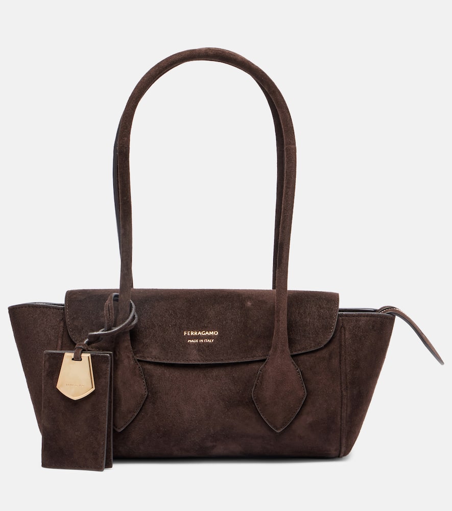 Firenze Small suede tote bag