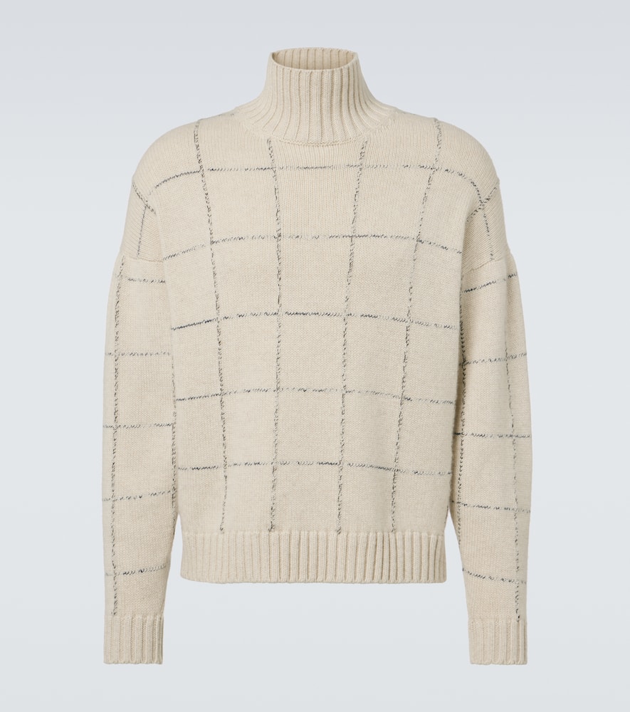 Cashmere intarsia sweater