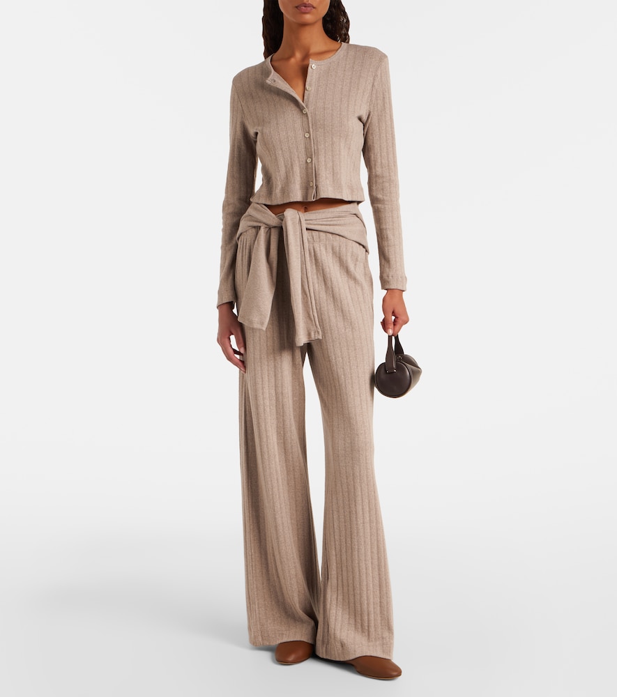  Leset Leset Pantalones Anchos De Algodón 