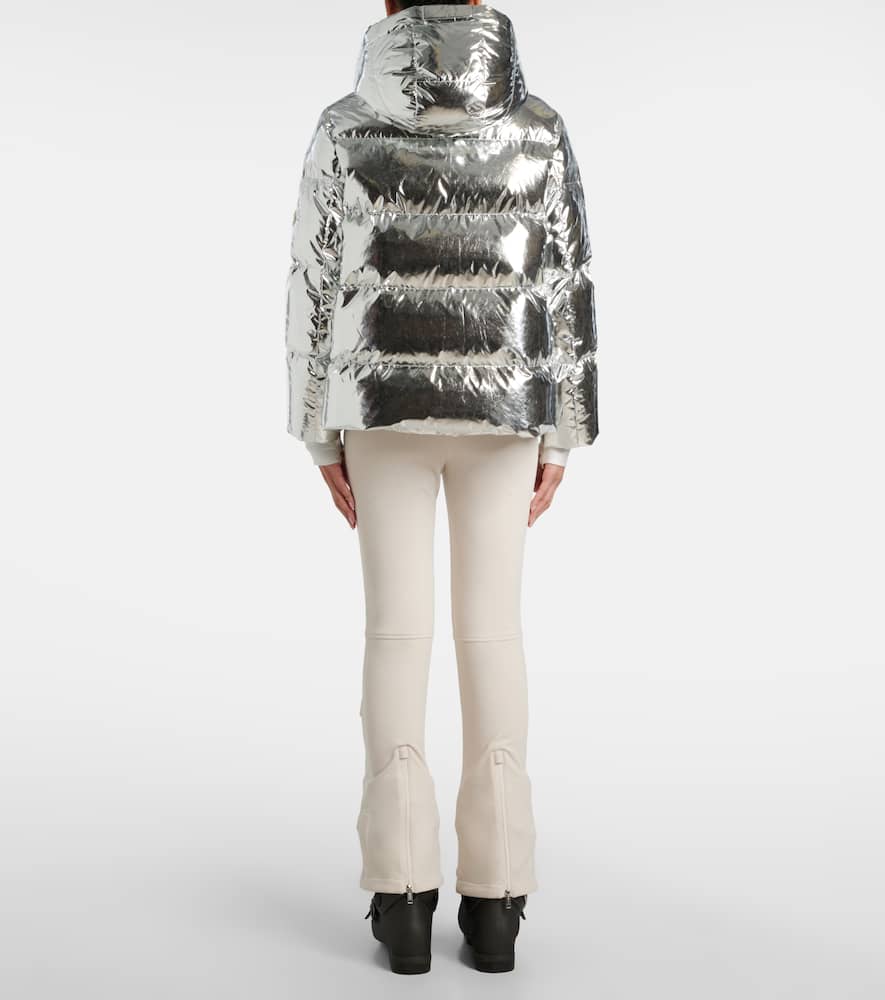 Yves Salomon Doudoune 68cm Ski Jacket In Silver