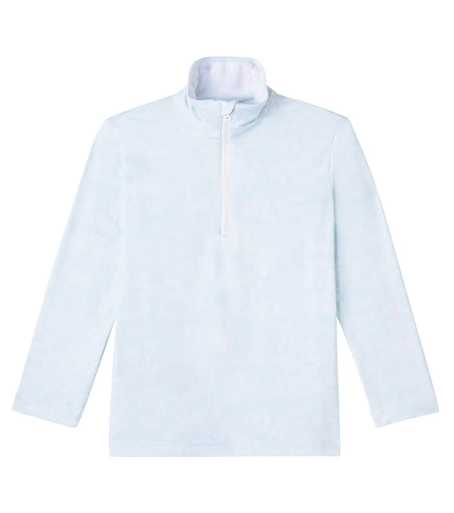 Bogner Kids' X Loveshackfancy Ida Ski Top In Black