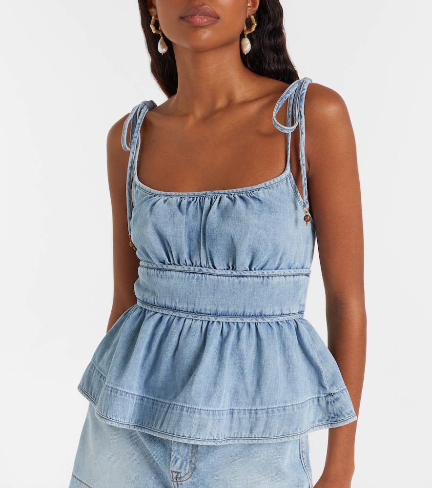  Zimmermann Zimmermann Top Wanderlust De Denim 