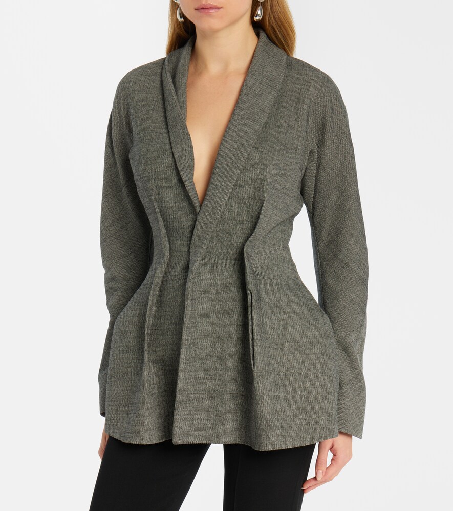  Magda Butrym Magda Butrym Draped Wool-blend Blazer 