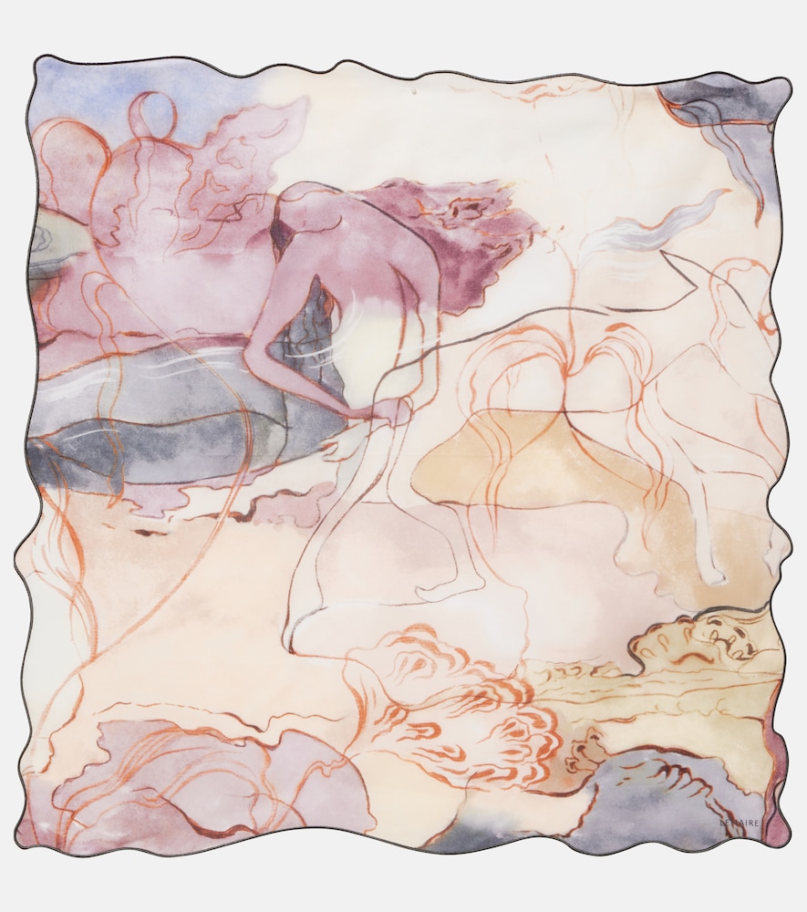 Lemaire Lemaire Printed cotton scarf　ルメール プリントコットンスカーフ