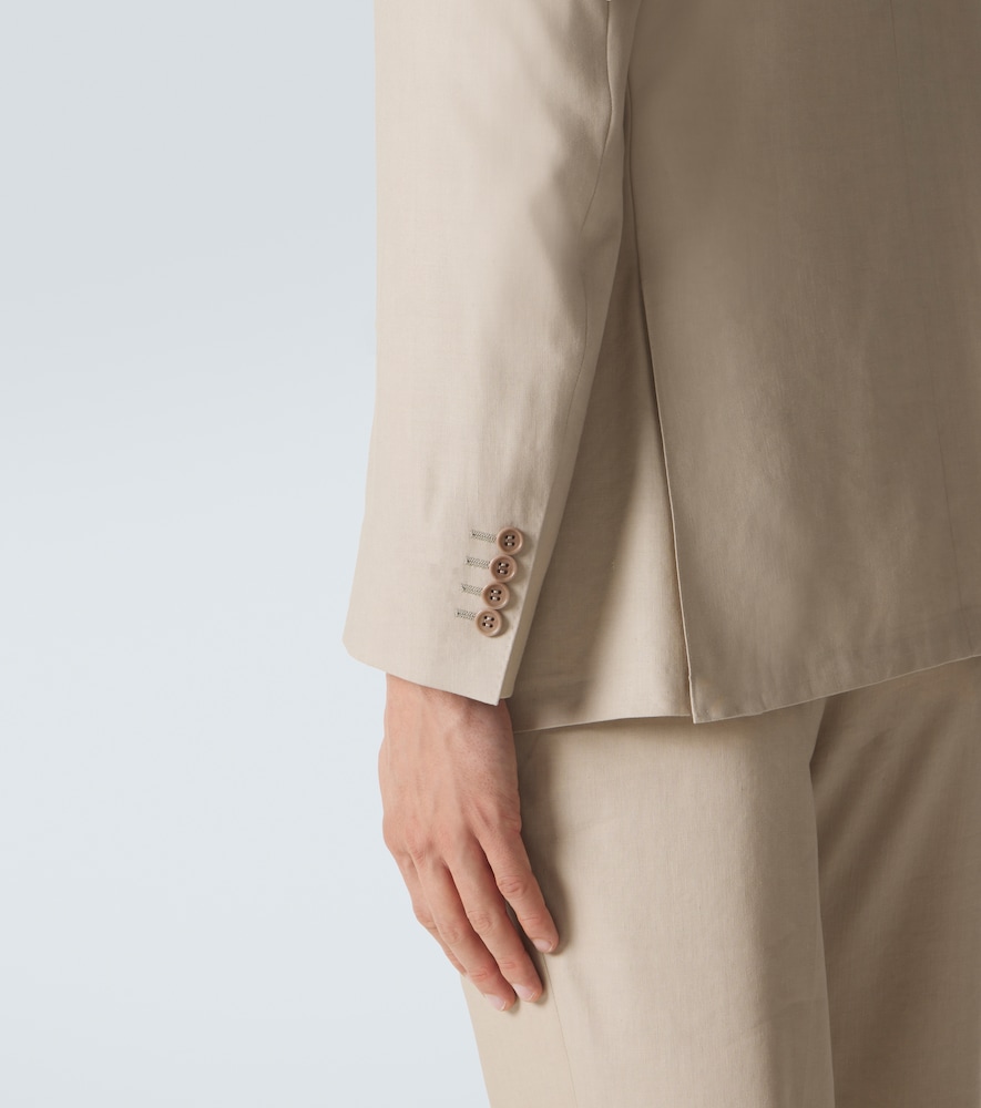  Canali Canali Linen And Wool Suit 