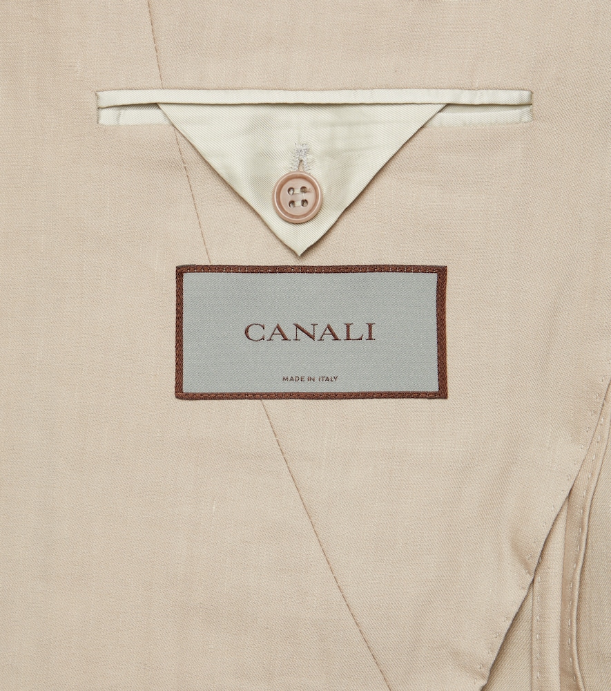  Canali Canali Linen And Wool Suit 