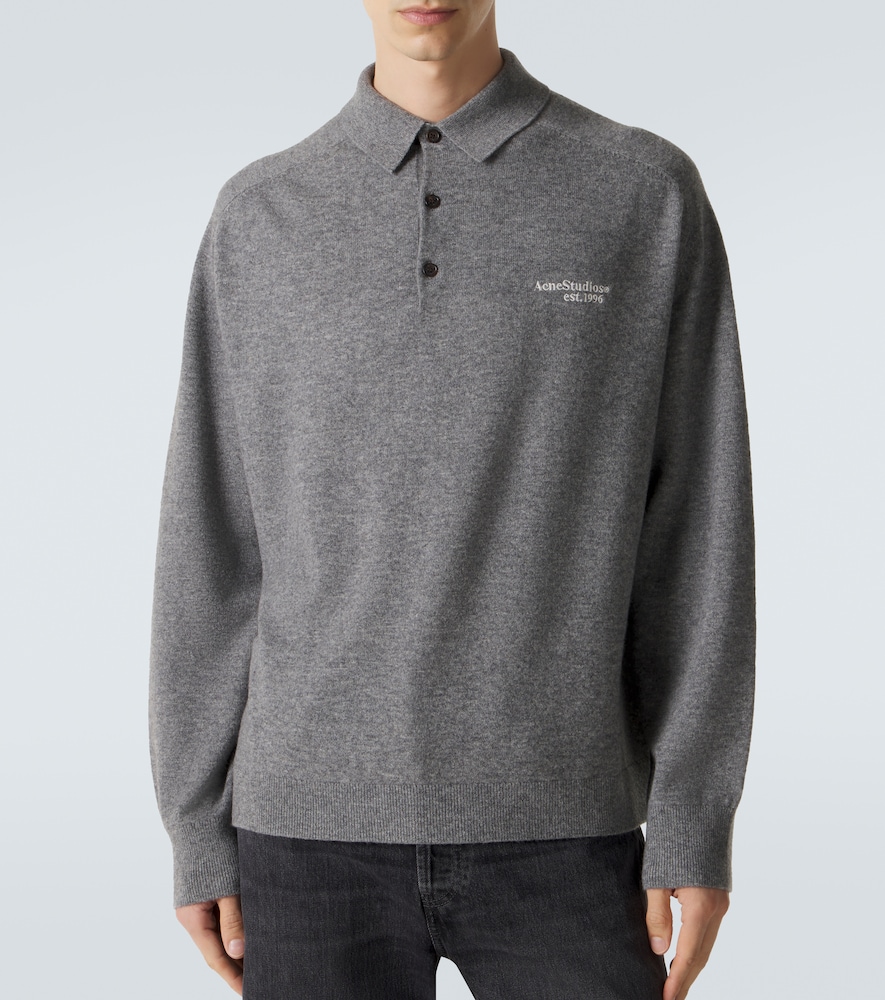  Acne Studios Acne Studios Wool Polo Sweater 