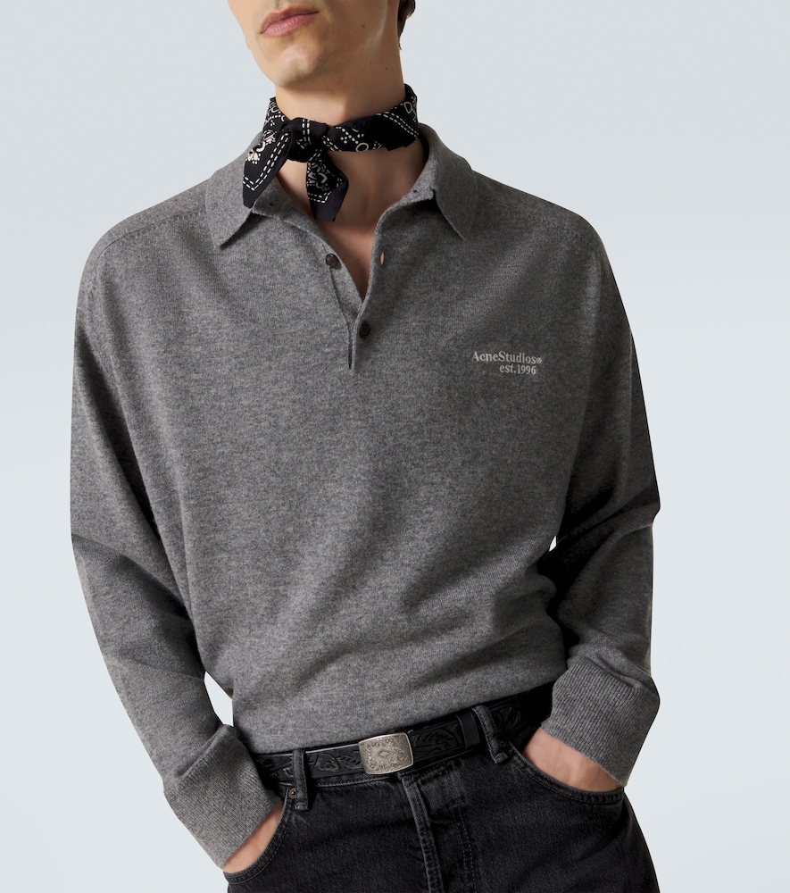  Acne Studios Acne Studios Wool Polo Sweater 