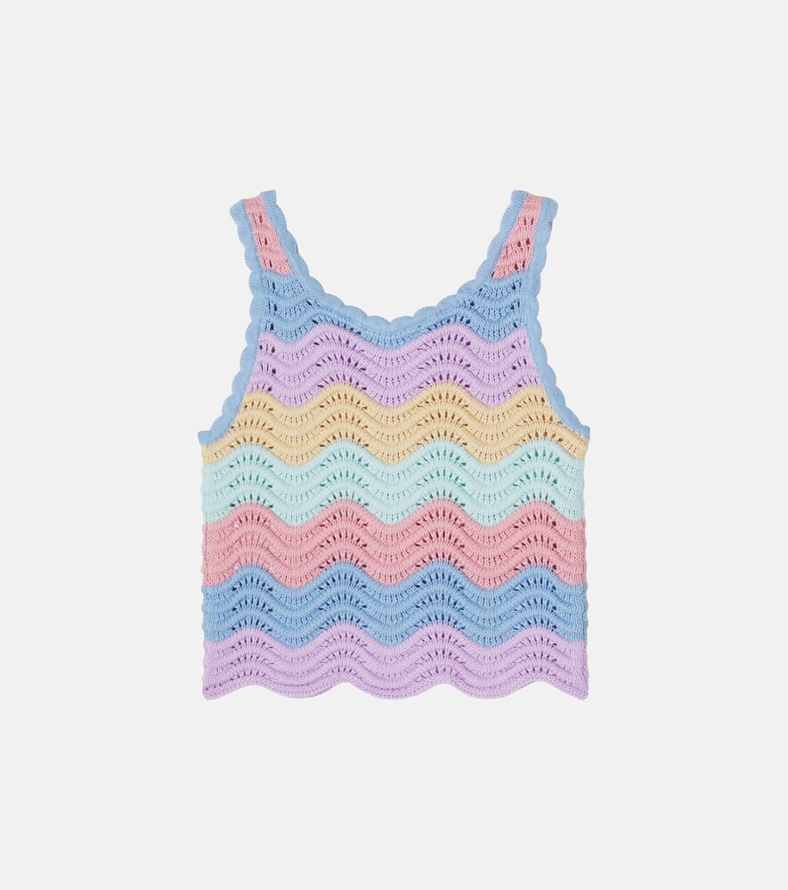 Stella Mccartney Kids Stella Mccartney Kids Top Aus Baumwolle 