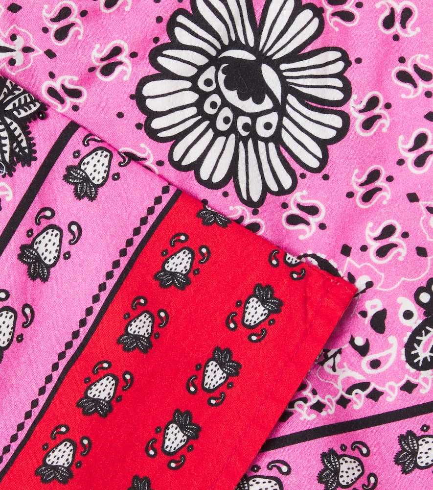  Fabula Fábula Bedrucktes Kleid Bandana Aus Baumwolle 