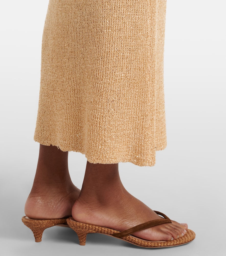  Bananhot Bananhot Nico Sequined Maxi Dress 
