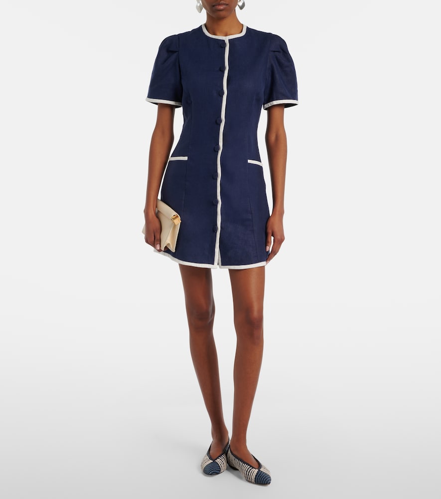  Faithfull Faithfull Minikleid Madeline Aus Leinen 