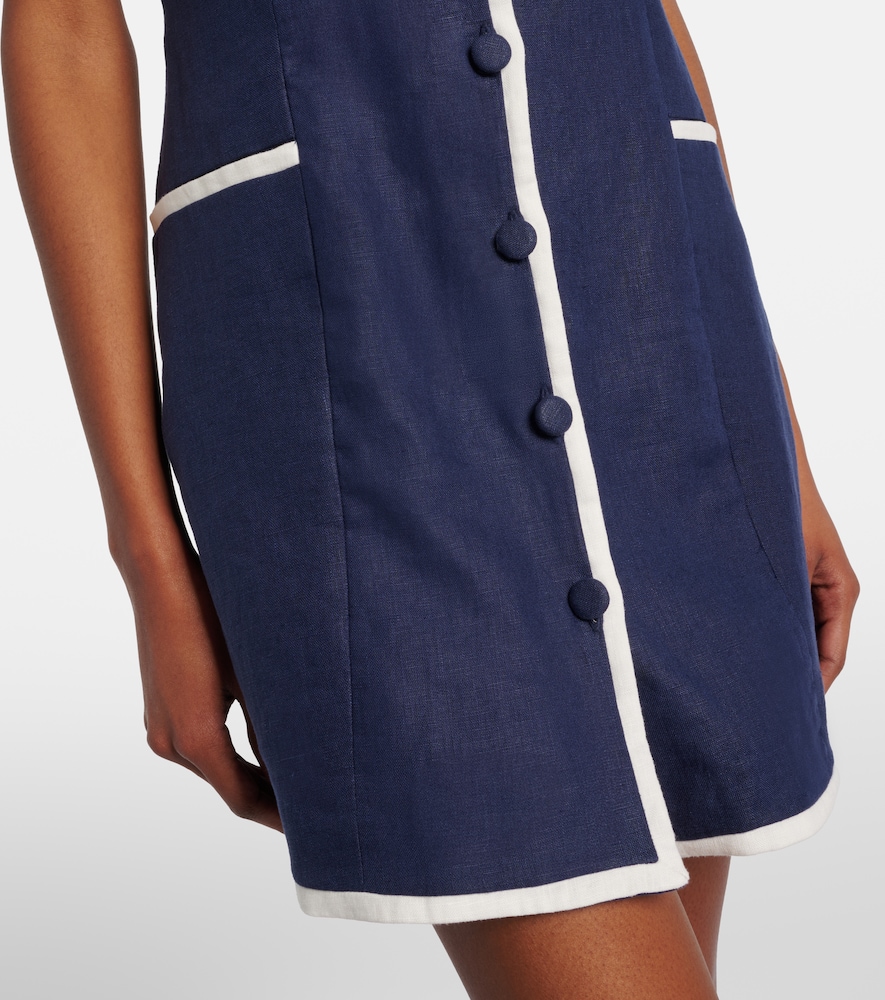  Faithfull Faithfull Minikleid Madeline Aus Leinen 