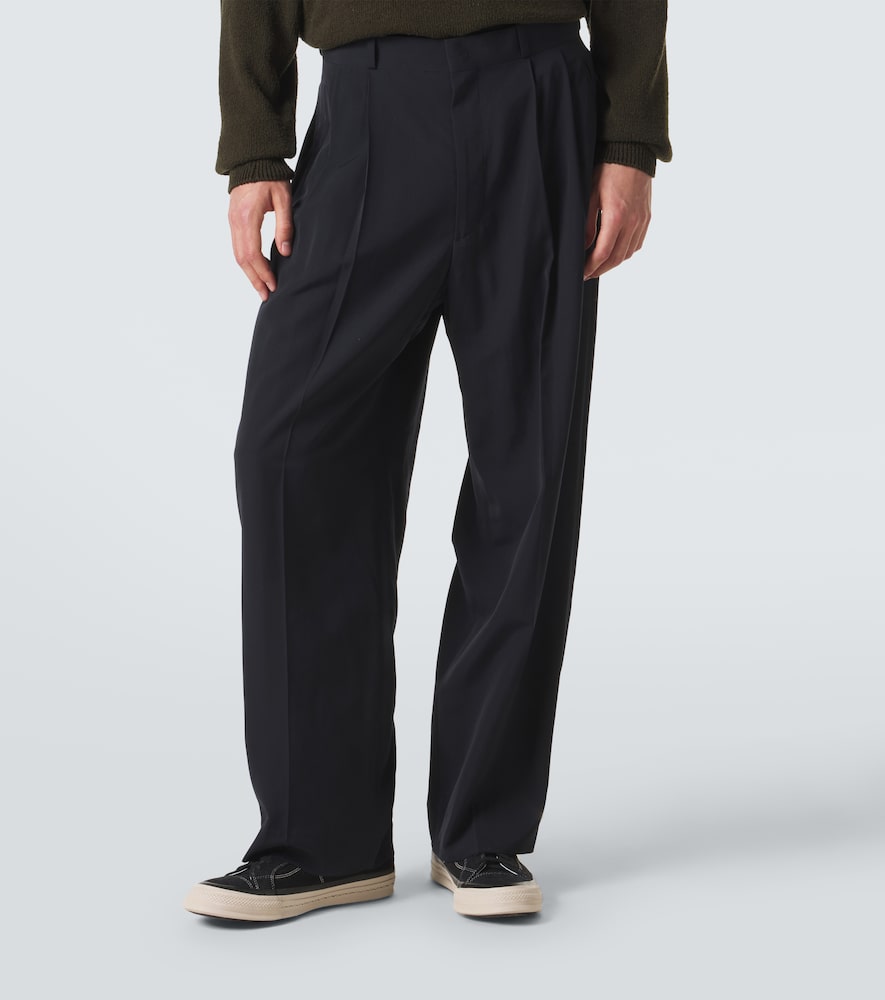  A.presse A.presse Wool-blend Wide-leg Pants 