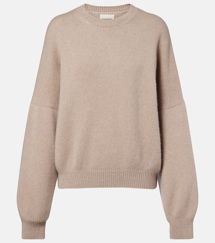 Khaite Women's Beige Margaux Oversized Cashmere Sweater UK Size 10 - Mytheresa