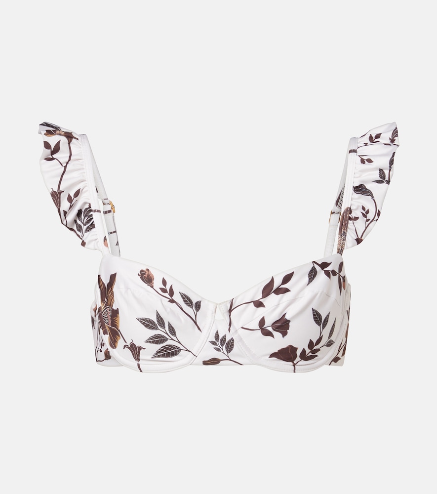 Bedrucktes Bikini-Oberteil Kiwi