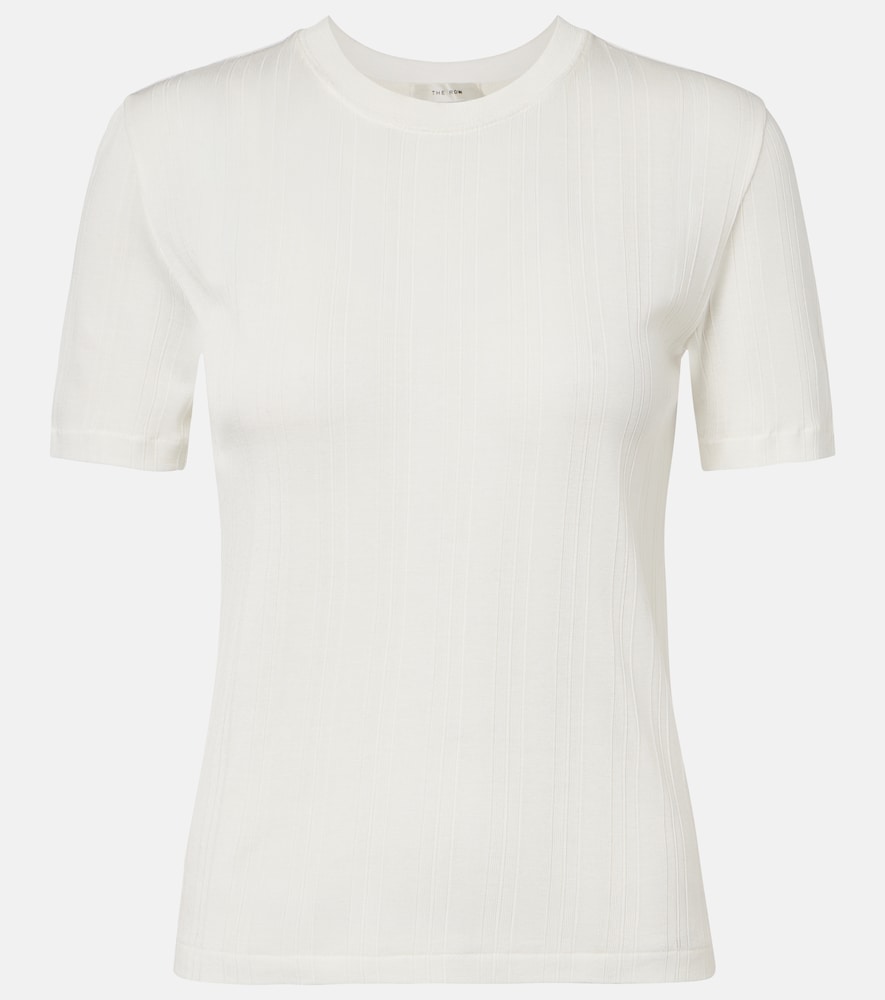 T-shirt Etina in cotone a coste