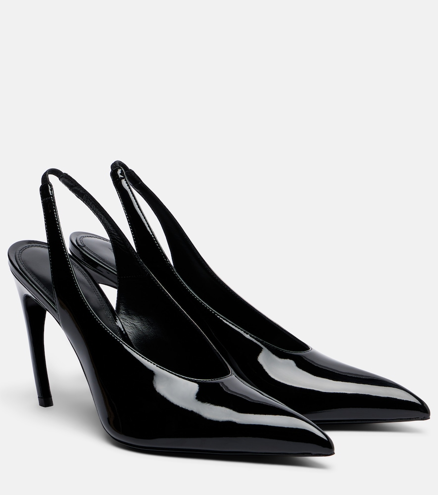 Slingback-Pumps Viper aus Leder