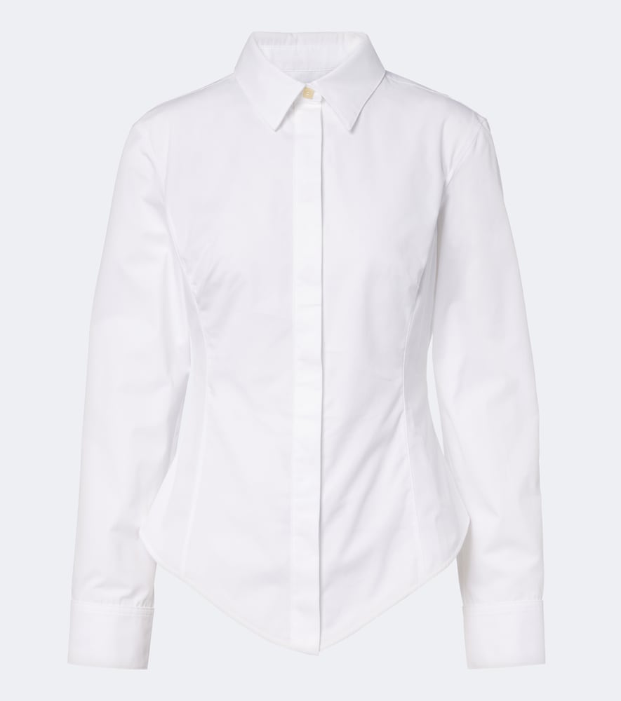 Triangle Cotton Poplin Shirt