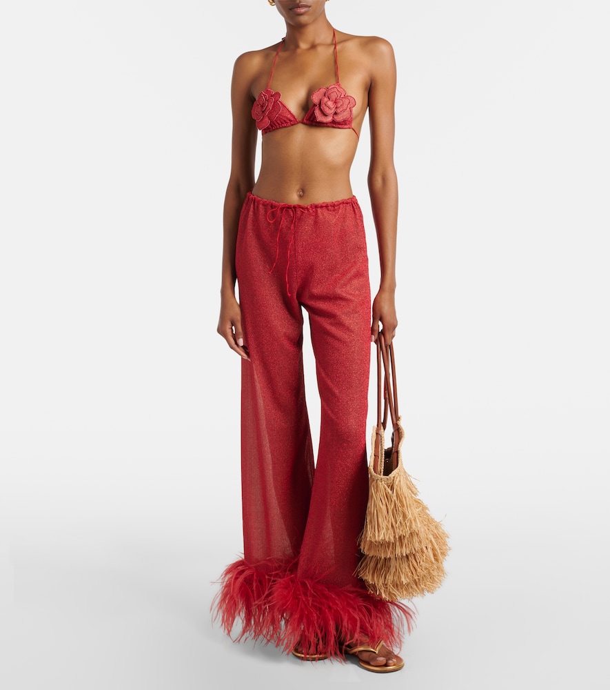 Oseree Oséree Lumière Plumage wide-leg pants | Thumbnail 2