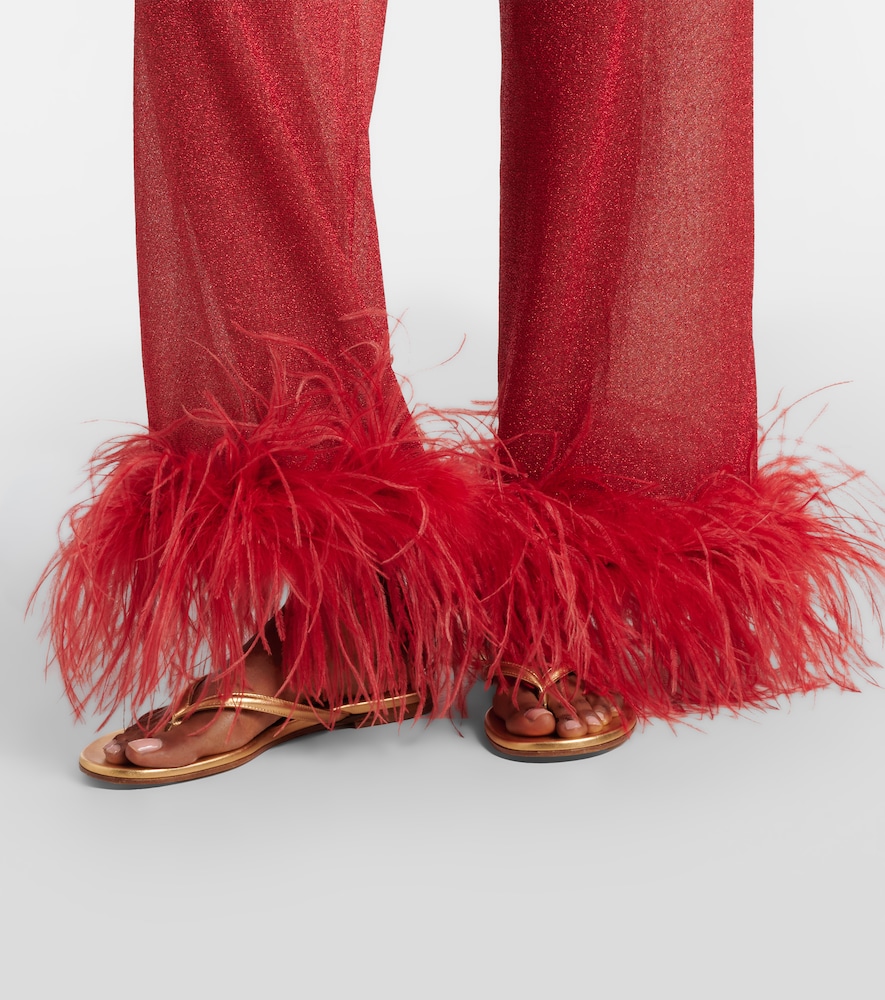 Oseree Oséree Lumière Plumage wide-leg pants | Thumbnail 3