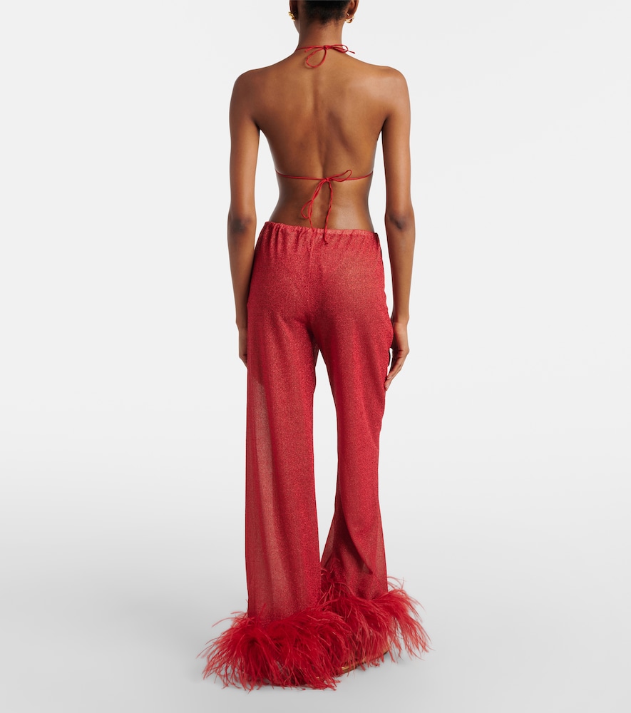 Oseree Oséree Lumière Plumage wide-leg pants | Thumbnail 4