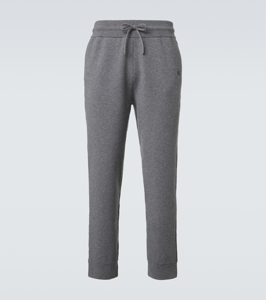 Pantaloni regular in misto cashmere