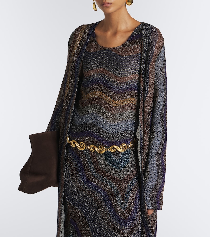 Wave Lamé Top