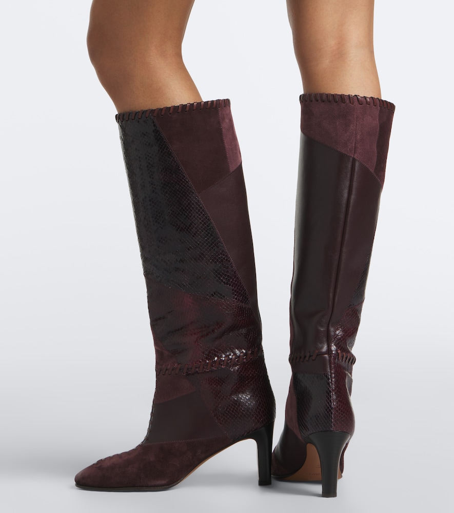 Alchemy Leather And Knee-High Boots