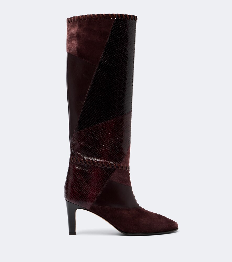Alchemy Leather And Knee-High Boots