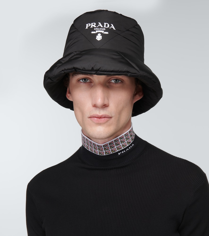  Prada Prada Wattierter Hut Aus Re-nylon 