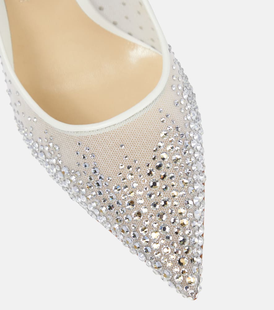 Jimmy Choo Love 100 crystal-embellished pumps