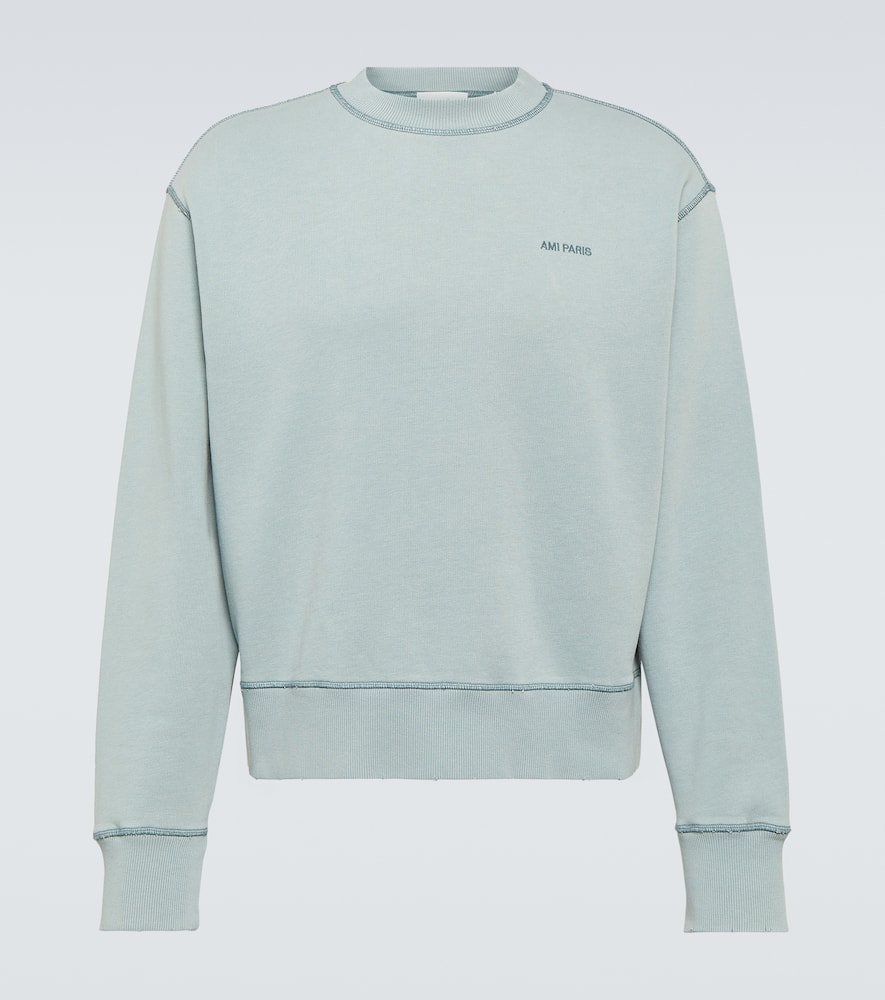Logo cotton jersey sweatshirt