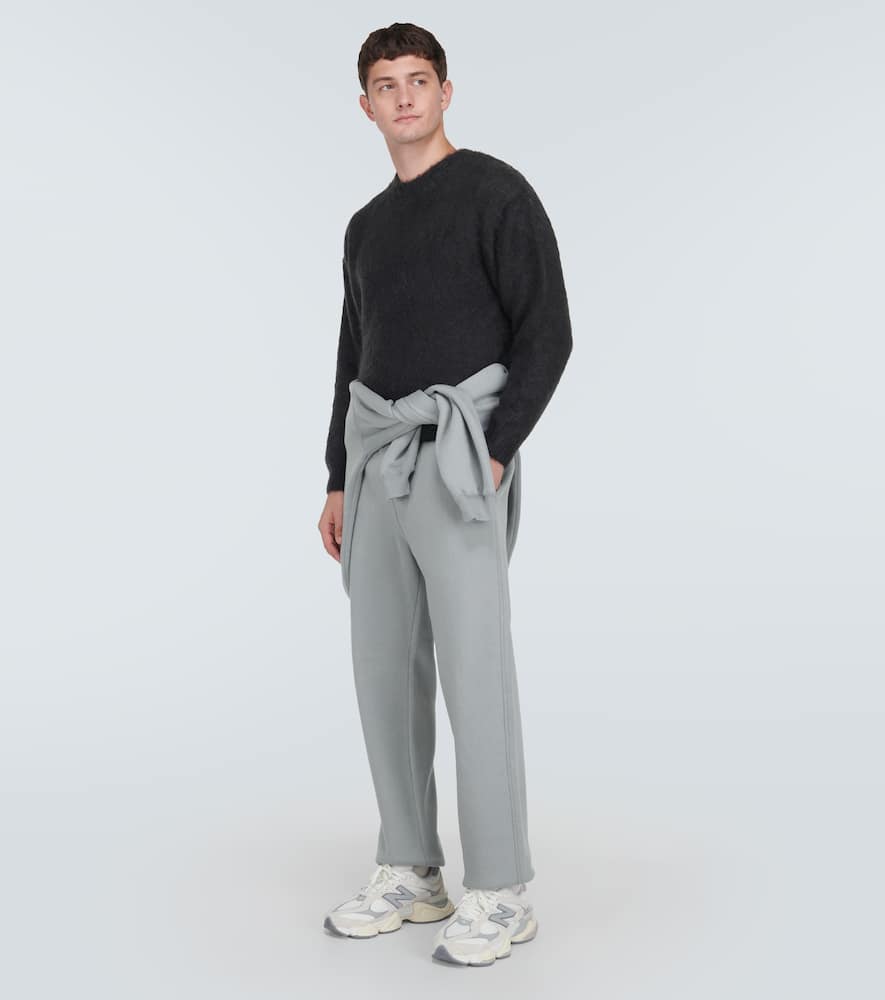 Auralee Cotton Jersey Sweatpants In Grey