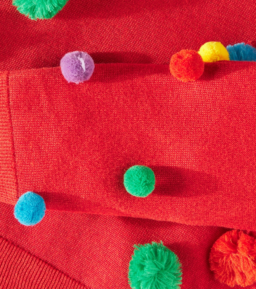  Stella Mccartney Kids Stella Mccartney Kids Cotton-blend Lamã© Sweater 