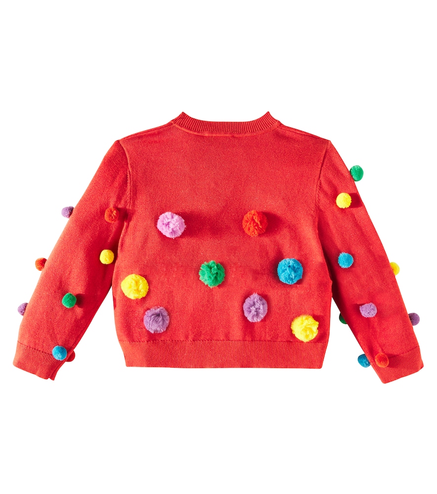  Stella Mccartney Kids Stella Mccartney Kids Cotton-blend Lamã© Sweater 