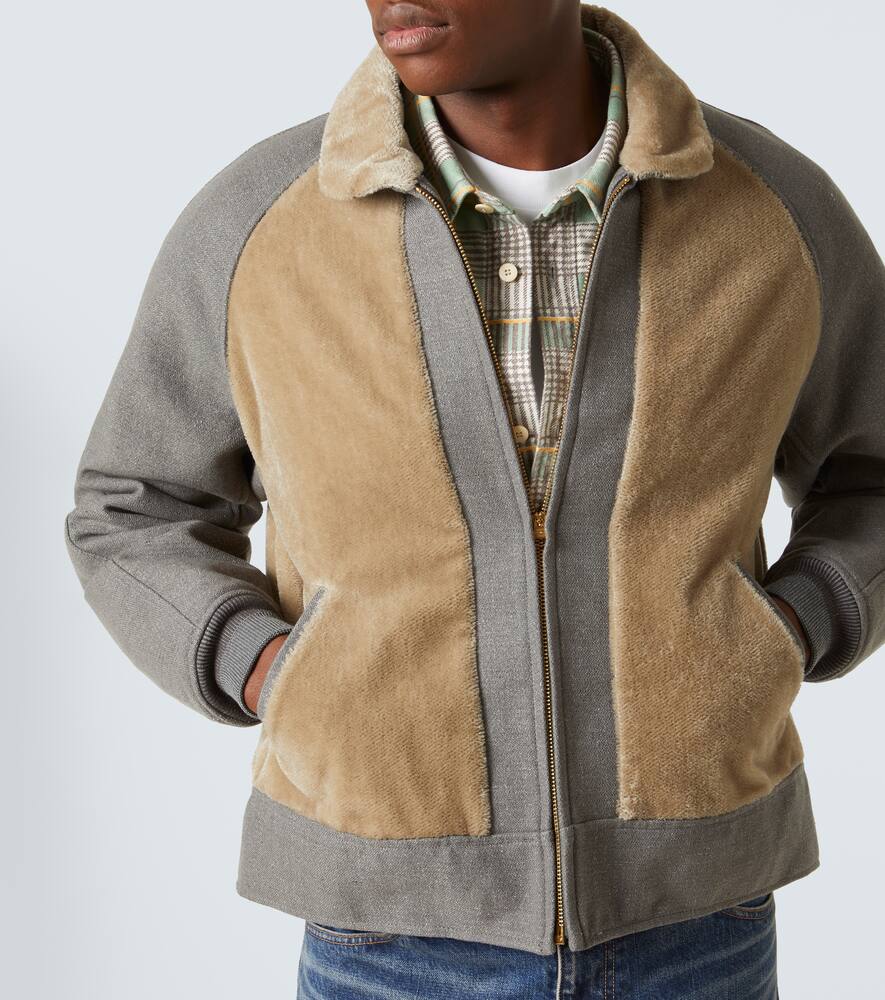 Visvim Mackenzie Wool And Linen Jacket In Grey