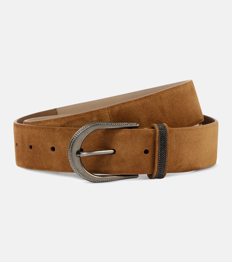 Monili suede belt