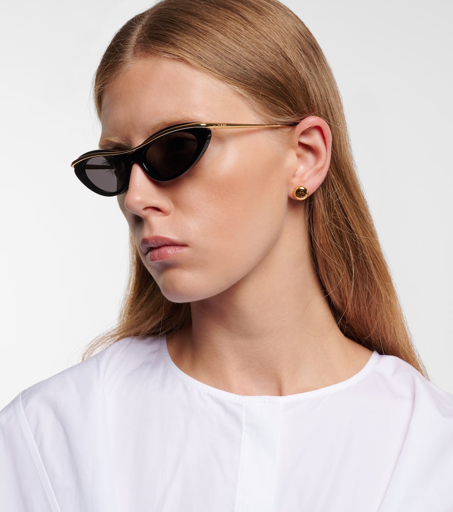 Loewe Cat-eye Acetate Sunglasses In Black