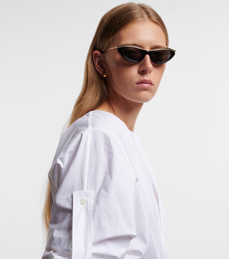 Loewe Cat-eye Acetate Sunglasses In Black