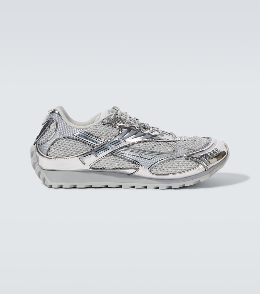 Orbit metallic-effect sneakers