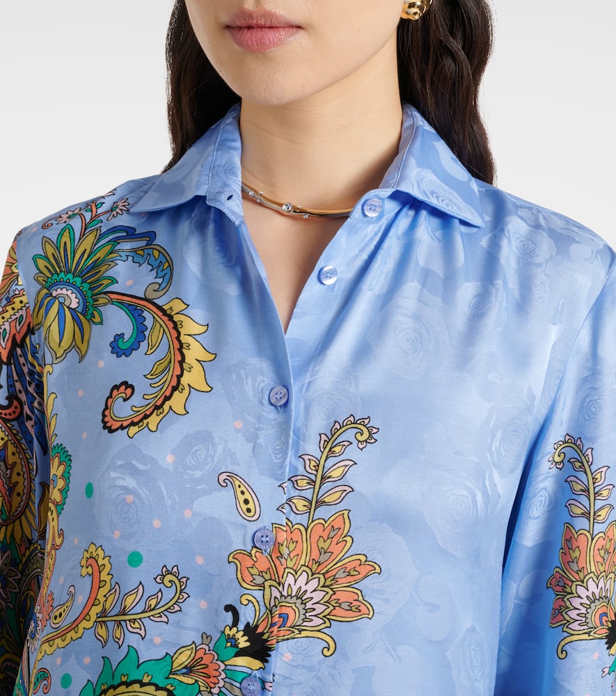 Etro Printed Shirt In Multicoloured