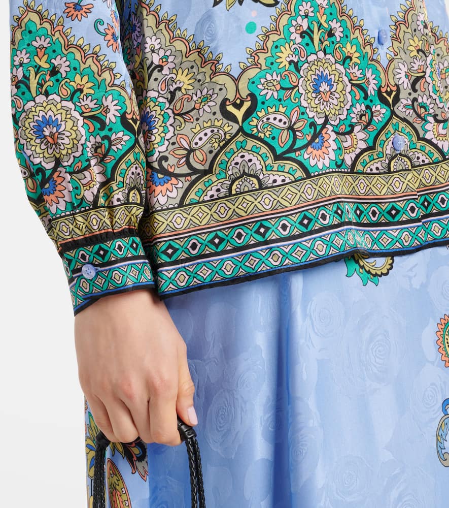 Etro Printed Shirt In Multicoloured