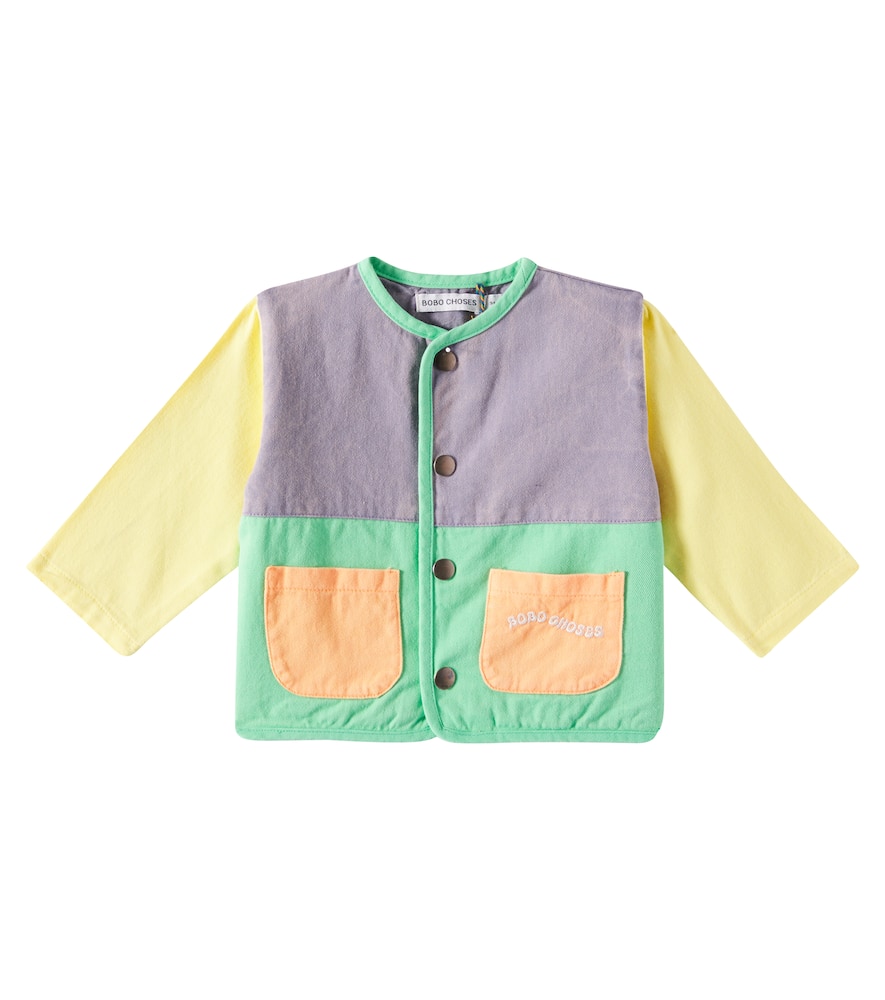 Bobo Choses Baby Colorblock Cotton Jacket In Multicoloured
