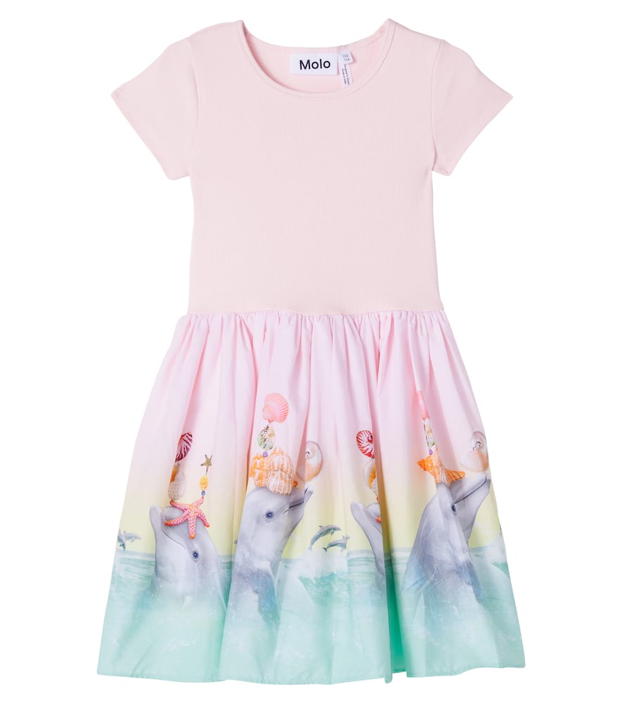 Molo Cissa printed cotton-blend dress