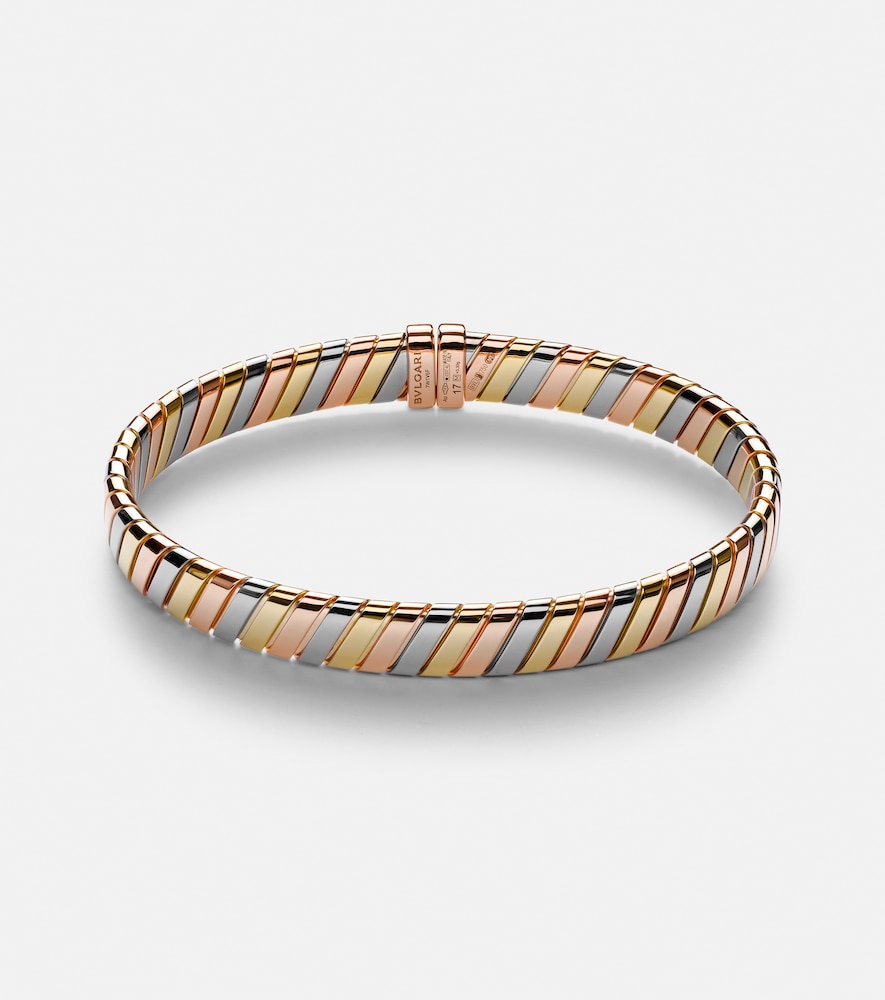Bvlgari Bracelet Bvlgari Tubogas en or jaune blanc rose 18 ct 9800 €