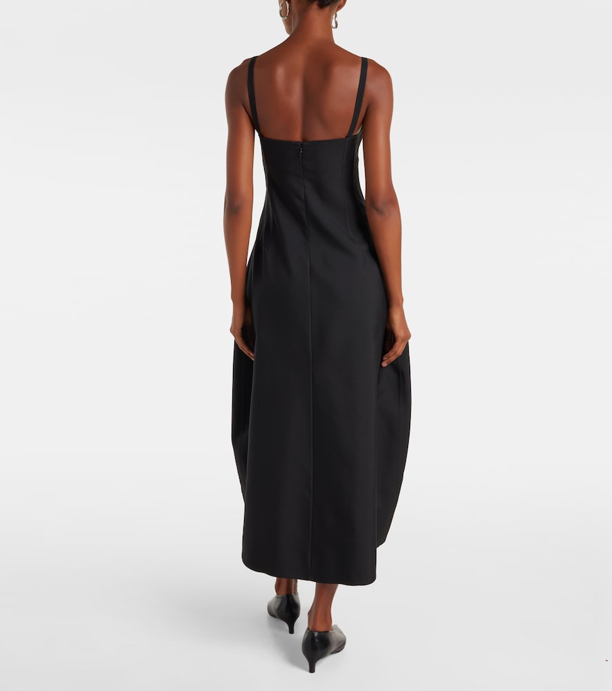  Jil Sander Jil Sander Gabardine Midi Dress 
