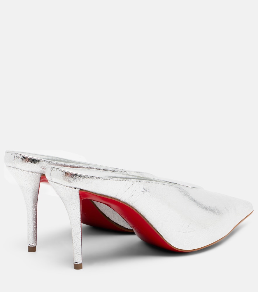  Christian Louboutin Christian Louboutin Mules Miss Z 80 Aus Metallic-leder 
