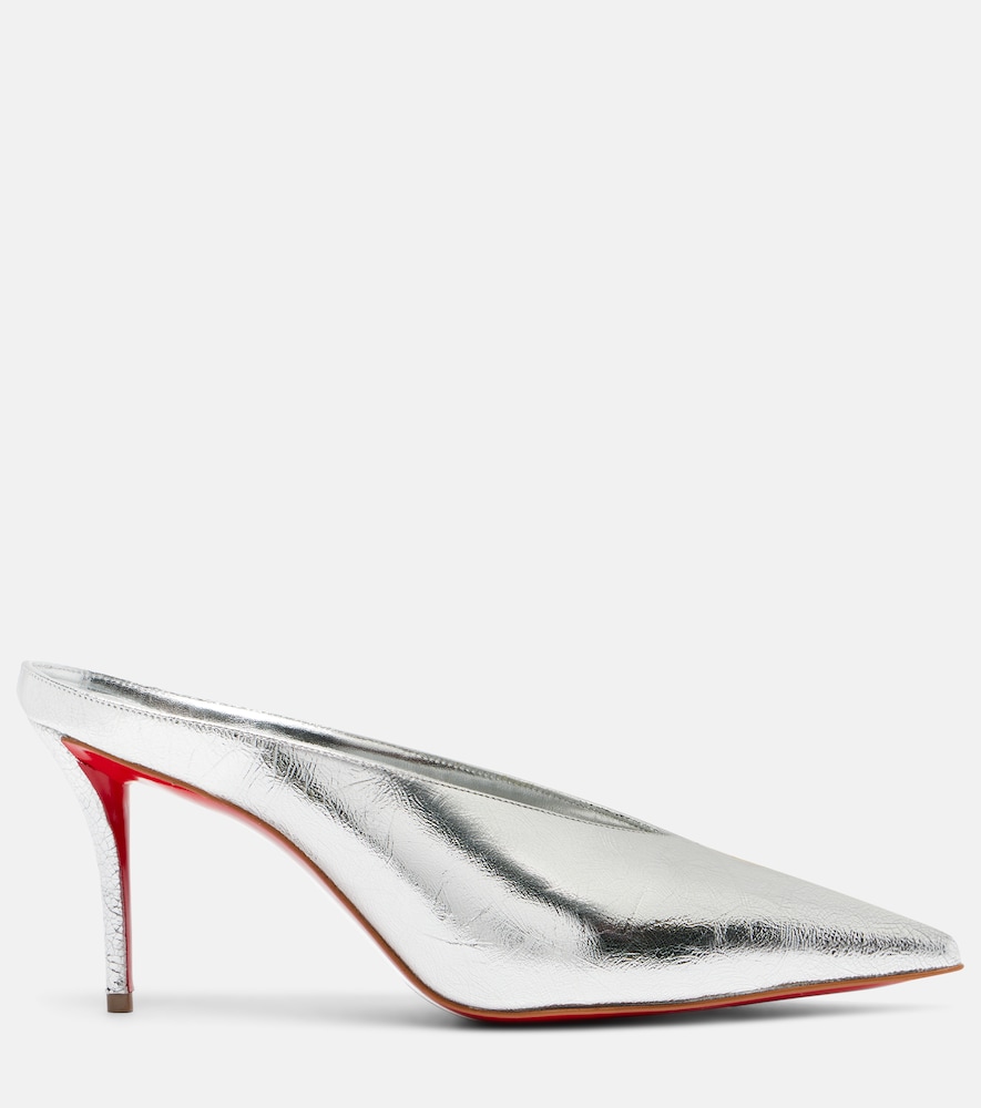  Christian Louboutin Christian Louboutin Mules Miss Z 80 Aus Metallic-leder 